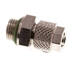 6x4 & G1/8'' Nickel plated Brass Straight Push-on Fitting with Male Threads FKM [5 Pieces]