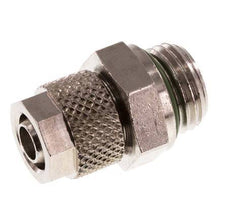 8x6 & G1/4'' Nickel plated Brass Straight Push-on Fitting with Male Threads FKM [2 Pieces]