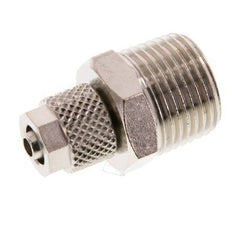 6x4 & R3/8'' Nickel plated Brass Straight Push-on Fitting with Male Threads [5 Pieces]