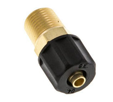 6x4 & 1/8''NPT Gerade Messing-Steckverschraubung mit Außengewinde [2 Stück]
