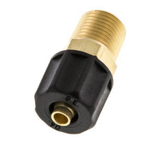6x4 & 1/8''NPT Gerade Messing-Steckverschraubung mit Außengewinde [2 Stück]