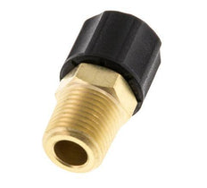 6x4 & 1/8''NPT Gerade Messing-Steckverschraubung mit Außengewinde [2 Stück]