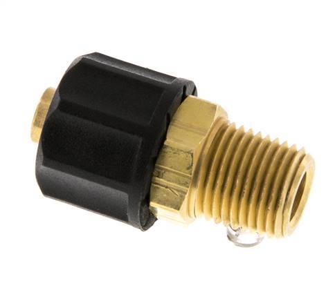 8x6 & 1/8''NPT Messing Aufsteckverschraubung mit Außengewinde [2 Stück]