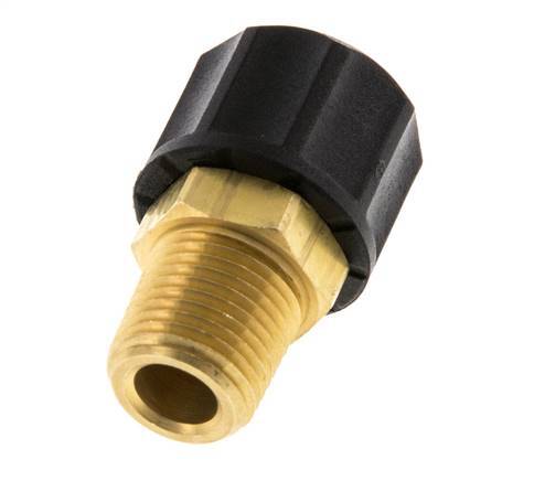 8x6 & 1/8''NPT Messing Aufsteckverschraubung mit Außengewinde [2 Stück]