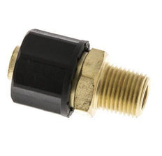 10x8 & 1/8''NPT Gerade Messing-Steckverschraubung mit Außengewinde [2 Stück]