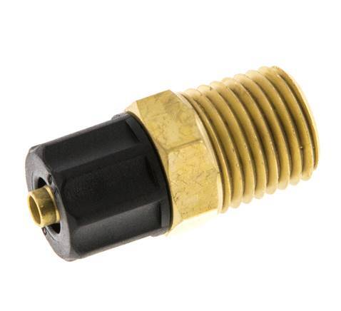 6x4 & 1/4''NPT Gerade Steckverschraubung aus Messing mit Außengewinde [2 Stück]