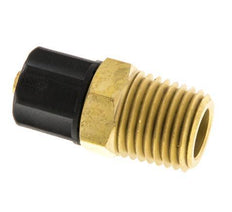 6x4 & 1/4''NPT Gerade Steckverschraubung aus Messing mit Außengewinde [2 Stück]
