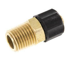 8x6 & 1/4''NPT Gerade Messing-Steckverschraubung mit Außengewinde [2 Stück]