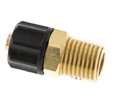 8x6 & 1/4''NPT Gerade Messing-Steckverschraubung mit Außengewinde [2 Stück]