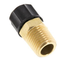 8x6 & 1/4''NPT Gerade Messing-Steckverschraubung mit Außengewinde [2 Stück]