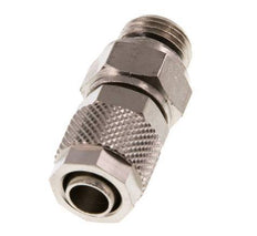 10x8 & G1/4'' Vernickeltes Messing Gerade Aufsteckverschraubung mit Außengewinde Drehbar [2 Stück]