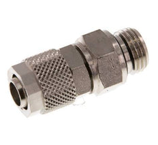 10x8 & G1/4'' Vernickeltes Messing Gerade Aufsteckverschraubung mit Außengewinde Drehbar [2 Stück]