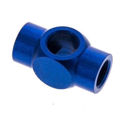 G1/8'' Aluminum Tee Banjo Fitting with Female Threads [2 Pieces]