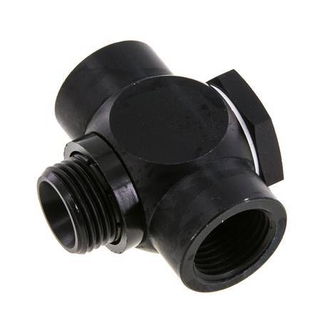 G1/2'' Aluminium T-Banjo Fitting mit Außen- und Innengewinde mit O-Ring [5 Stück]