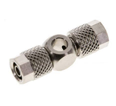 6x4 & M5 Vernickeltes Messing Banjo T Aufsteckfitting [2 Stück]