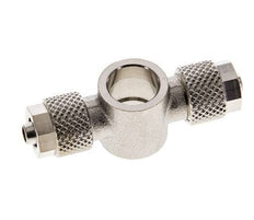 6x4 & G1/8'' Nickel plated Brass Banjo Tee Push-on Fitting [2 Pieces]