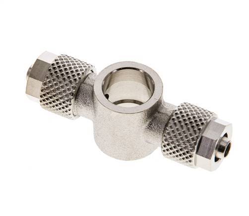 6x4 & G1/8'' Vernickeltes Messing Banjo T Aufsteckfitting [2 Stück]