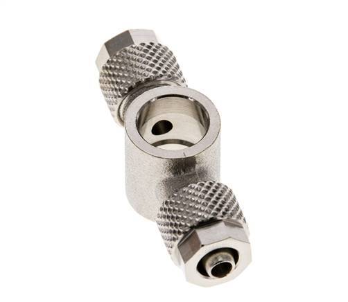 6x4 & G1/8'' Vernickeltes Messing Banjo T Aufsteckfitting [2 Stück]