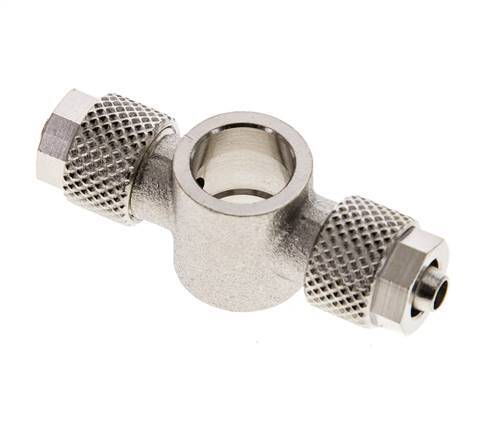 6x4 & G1/8'' Vernickeltes Messing Banjo T Aufsteckfitting [2 Stück]