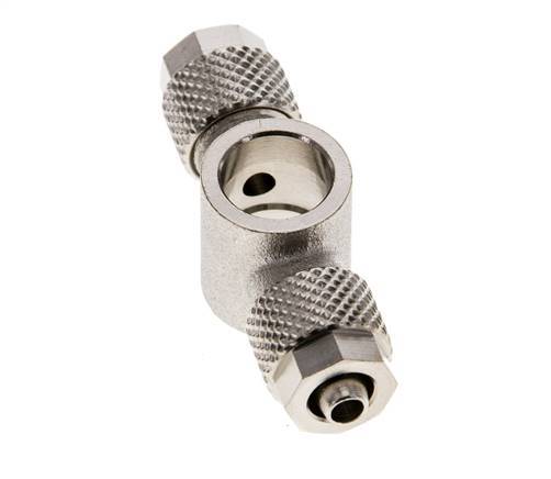 6x4 & G1/8'' Vernickeltes Messing Banjo T Aufsteckfitting [2 Stück]