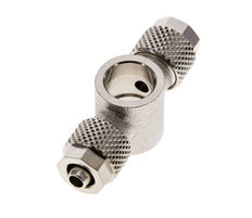 6x4 & G1/8'' Vernickeltes Messing Banjo T Aufsteckfitting [2 Stück]