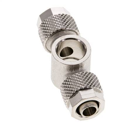 8x6 & G1/8'' Vernickeltes Messing Banjo T Aufsteckfitting [2 Stück]