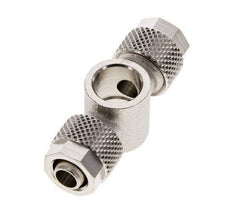8x6 & G1/8'' Vernickeltes Messing Banjo T Aufsteckfitting [2 Stück]
