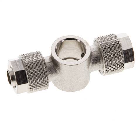 8x6 & G1/8'' Vernickeltes Messing Banjo T Aufsteckfitting [2 Stück]