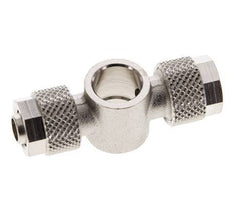 8x6 & G1/8'' Vernickeltes Messing Banjo T Aufsteckfitting [2 Stück]