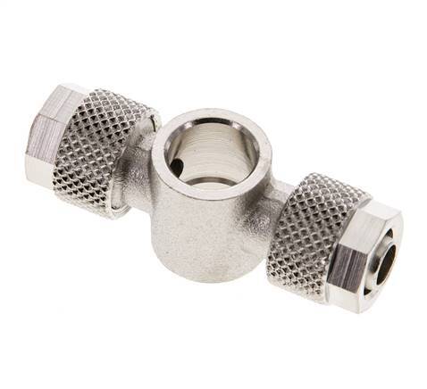 8x6 & G1/8'' Vernickeltes Messing Banjo T Aufsteckfitting [2 Stück]