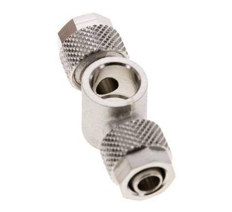 8x6 & G1/8'' Vernickeltes Messing Banjo T Aufsteckfitting [2 Stück]