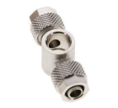 8x6 & G1/8'' Vernickeltes Messing Banjo T Aufsteckfitting [2 Stück]