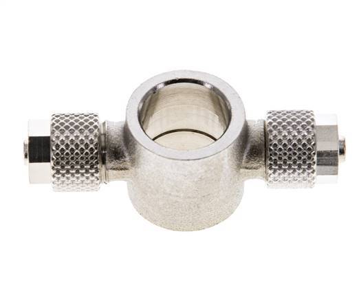 6x4 & G1/4'' Vernickeltes Messing Banjo T Aufsteckfitting [2 Stück]