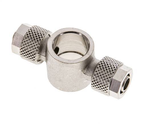 8x6 & G1/4'' Vernickeltes Messing Banjo T Aufsteckfitting [2 Stück]