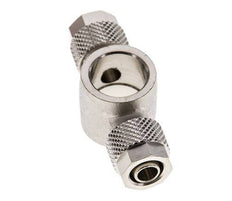 8x6 & G1/4'' Vernickeltes Messing Banjo T Aufsteckfitting [2 Stück]