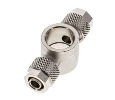 8x6 & G1/4'' Vernickeltes Messing Banjo T Aufsteckfitting [2 Stück]