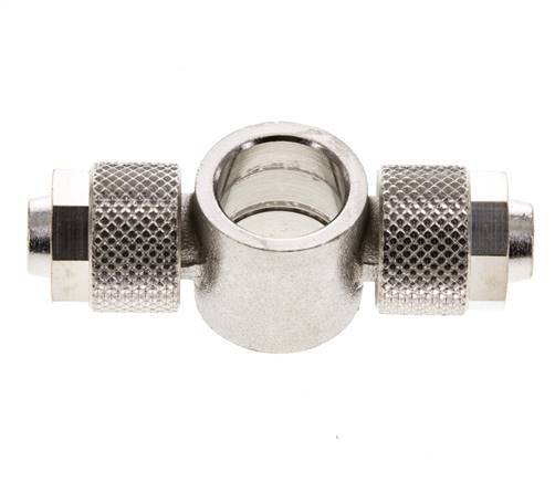 10x8 & G1/4'' Vernickeltes Messing Banjo T Aufsteckfitting [2 Stück]