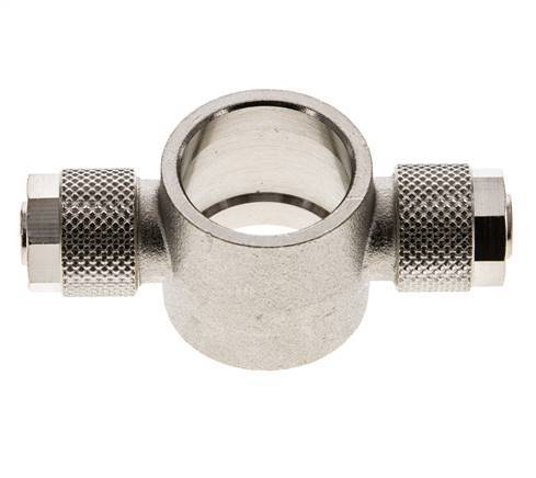 10x8 & G1/2'' Nickel plated Brass Banjo Tee Push-on Fitting