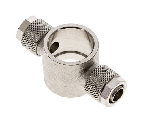 10x8 & G1/2'' Nickel plated Brass Banjo Tee Push-on Fitting