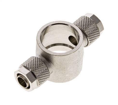10x8 & G1/2'' Nickel plated Brass Banjo Tee Push-on Fitting