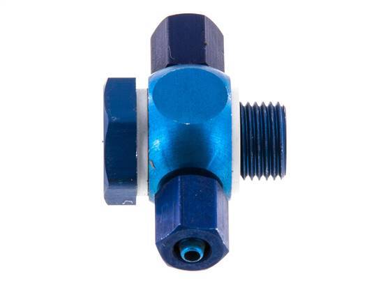 4.3x3 & G1/8'' Aluminium Banjo T-Steckverschraubung mit Außengewinde mit O-Ring [10 Stück]