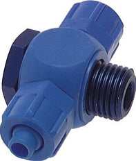 6x4 & G1/8'' PVC Banjo Tee Push-on Fitting with Male Threads with O-ring [2 Pieces]