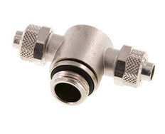 10x8 & G3/8'' Vernickeltes Messing T-Stück mit Außengewinde Drehbarer Innensechskant