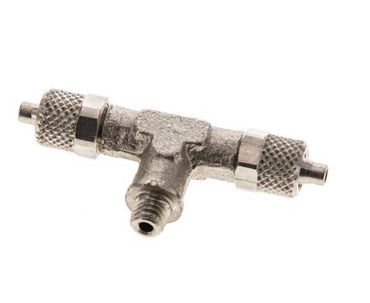 5x3 & M5 Vernickeltes Messing T-Stück mit Außengewinde [2 Stück]