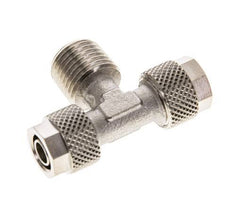 8x6 & R1/4'' T-Stück aus vernickeltem Messing mit Außengewinde [2 Stück]