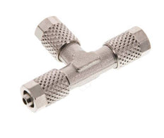 5x3 Nickel plated Brass Tee Push-on Fitting [2 Pieces]