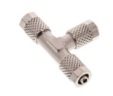 5x3 Nickel plated Brass Tee Push-on Fitting [2 Pieces]
