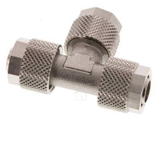 10x8 Nickel plated Brass Tee Push-on Fitting [2 Pieces]