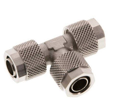 10x8 Nickel plated Brass Tee Push-on Fitting [2 Pieces]