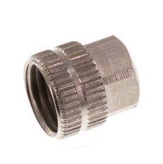 4.3x3mm (M7x0.75) Nickel-plated Brass Union Nut [20 Pieces]